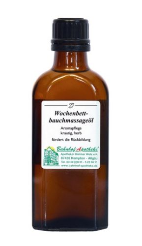 Stadelmann gyermekágyi hasmasszázsolaj, 100 ml - SZAVATOSSÁG: 2025.02.