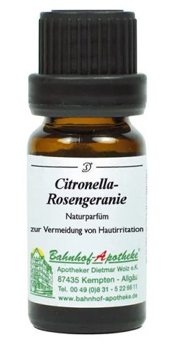 Stadelmann Citronella-rózsamuskátli természetes parfüm (rovarűző olaj), 10 ml